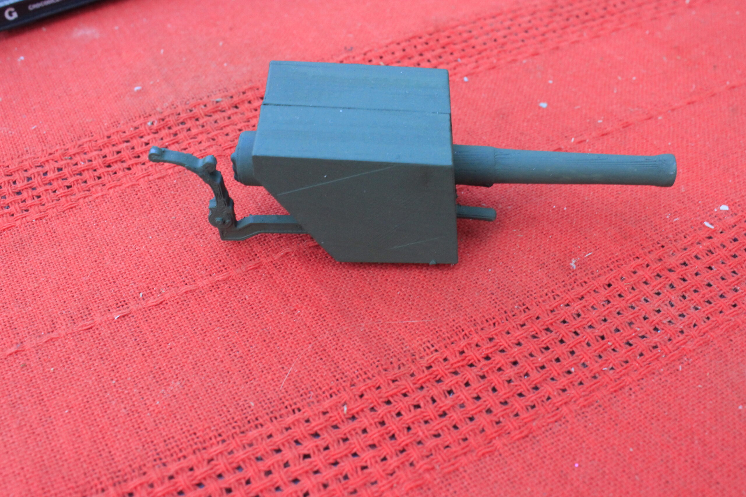3d printed bl 9.2 inch gun 1/76 model kit rail gun railway artillery ww1 oo/ho turret - Image 2