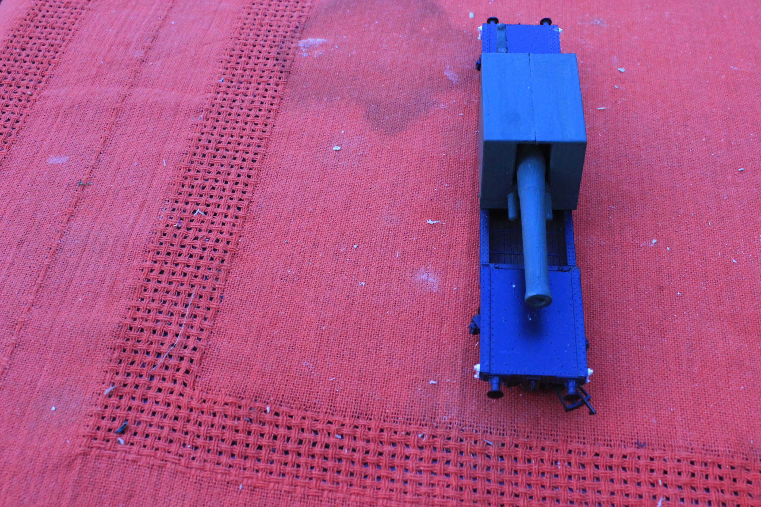 3d printed bl 9.2 inch gun 1/76 model kit rail gun railway artillery ww1 oo/ho turret - Image 3