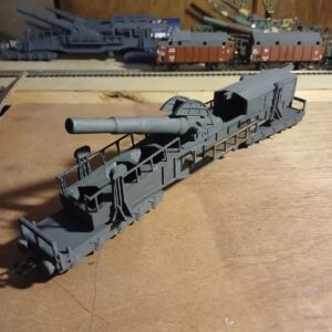3d printed 28cm l/40 bruno railway artillery oo/ho eub