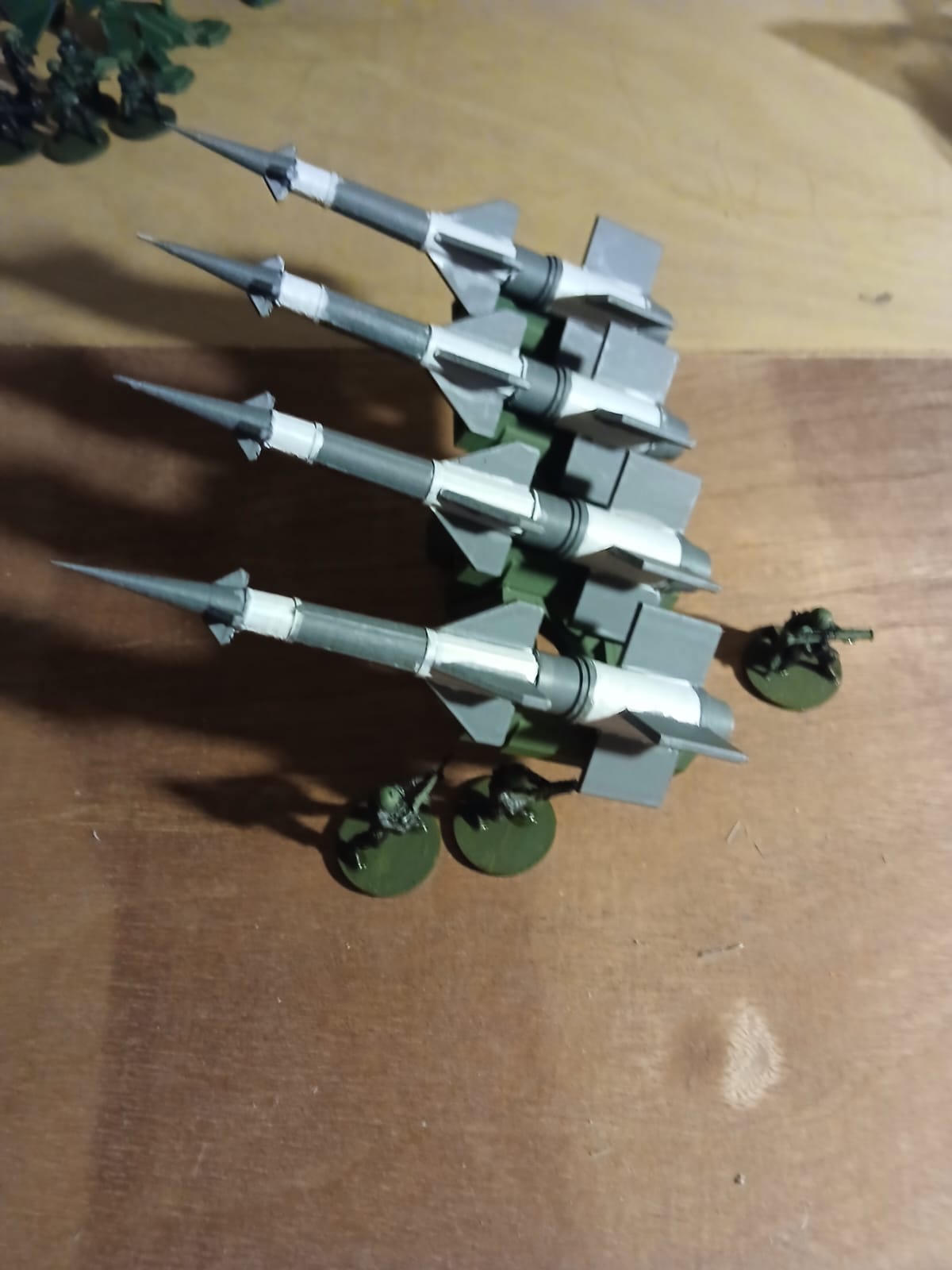 3d printed 28mm Neva 125 SC SAM rocket missile four with quad launcher - Image 3