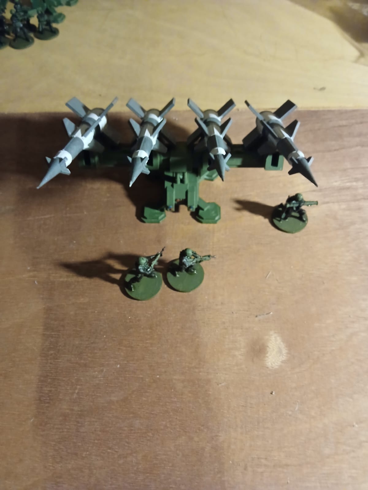 3d printed 28mm Neva 125 SC SAM rocket missile four with quad launcher - Image 4