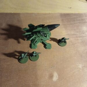 3d printed 28mm rocket with launcher