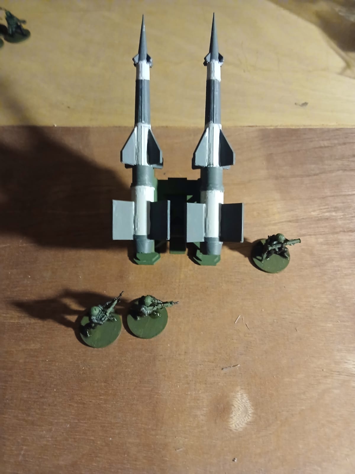 3d printed 28mm Neva 125 SC SAM rocket missile two with twin launcher - Image 2