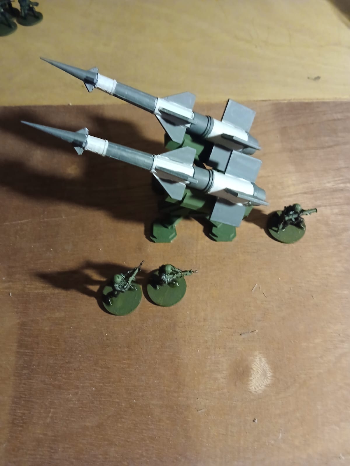 3d printed 28mm Neva 125 SC SAM rocket missile two with twin launcher - Image 4