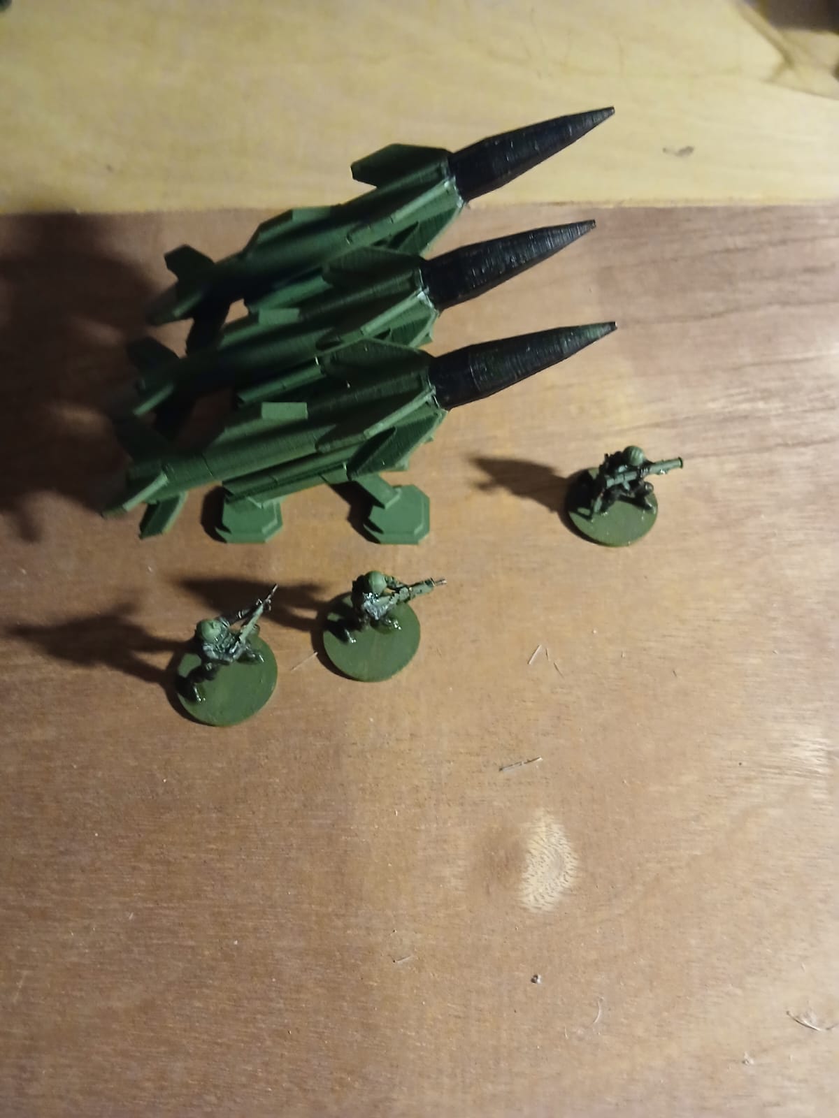 3d printed 28mm 3 SAM rocket missile fat with triple launcher - Image 3