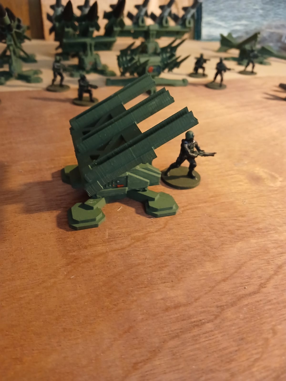 3d printed 28mm SAM rocket missile triple launcher only - Image 4