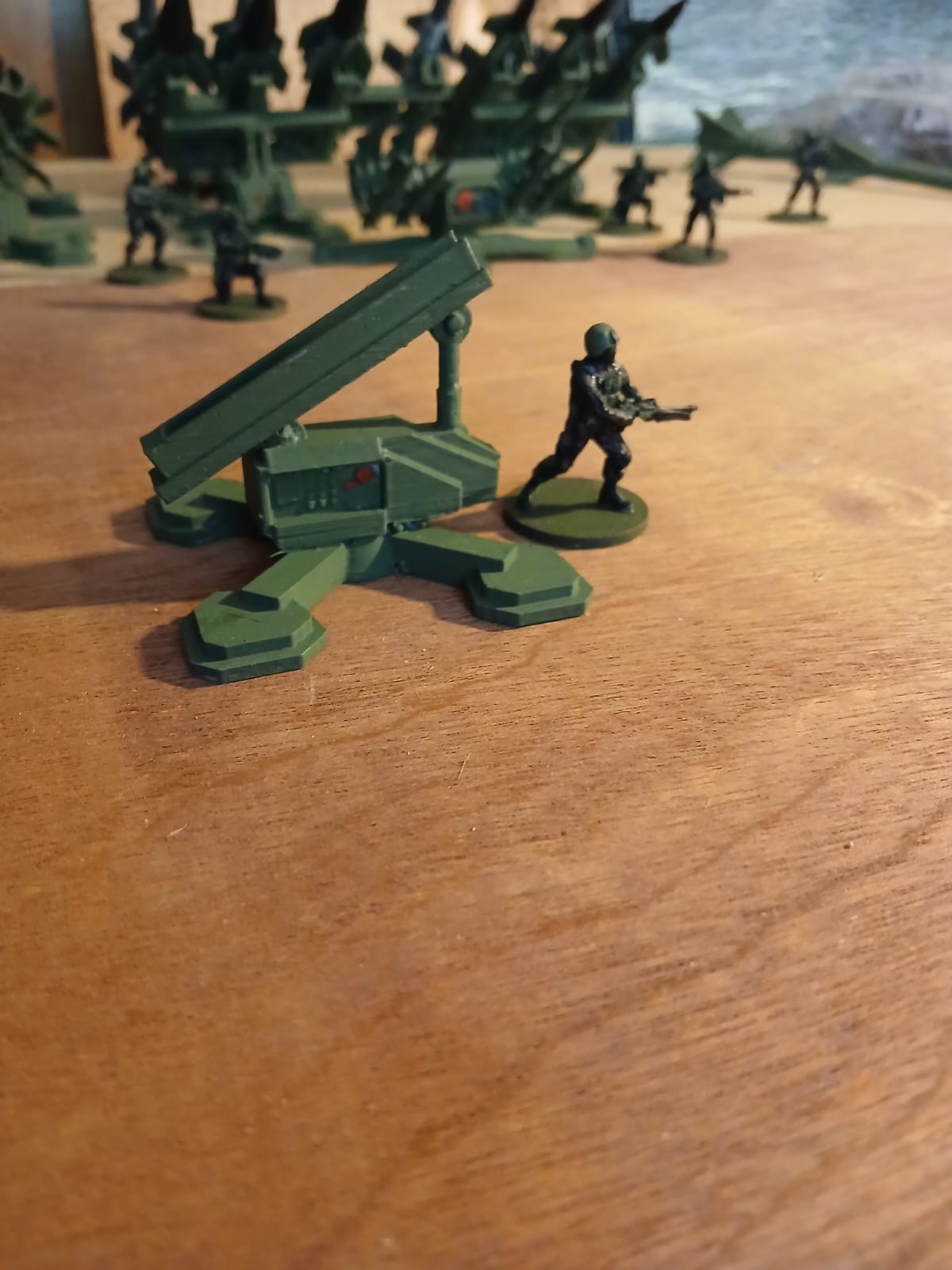 3d printed 28mm SAM rocket missile triple launcher only - Image 6