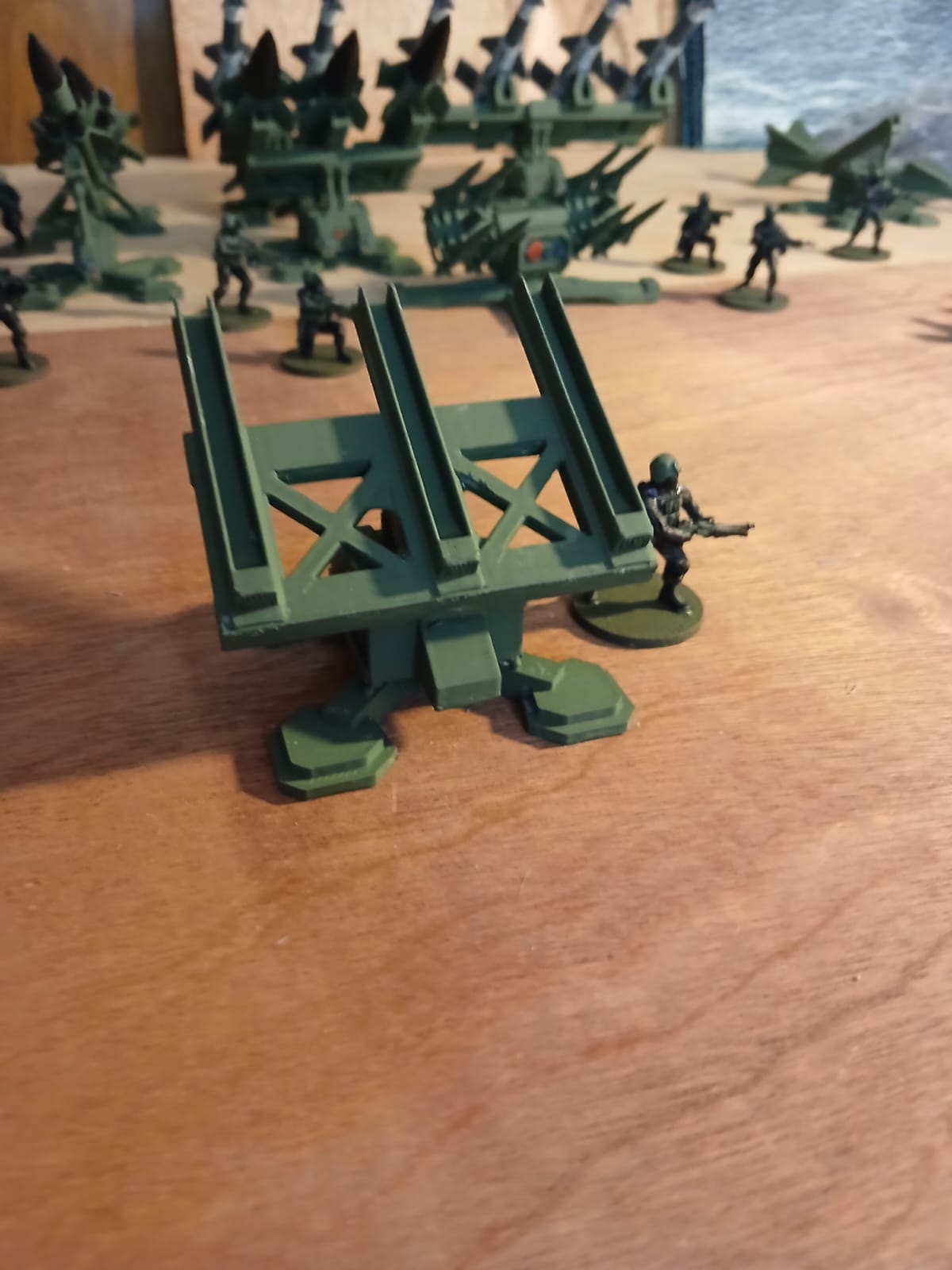 3d printed 28mm SAM rocket missile triple launcher only - Image 7