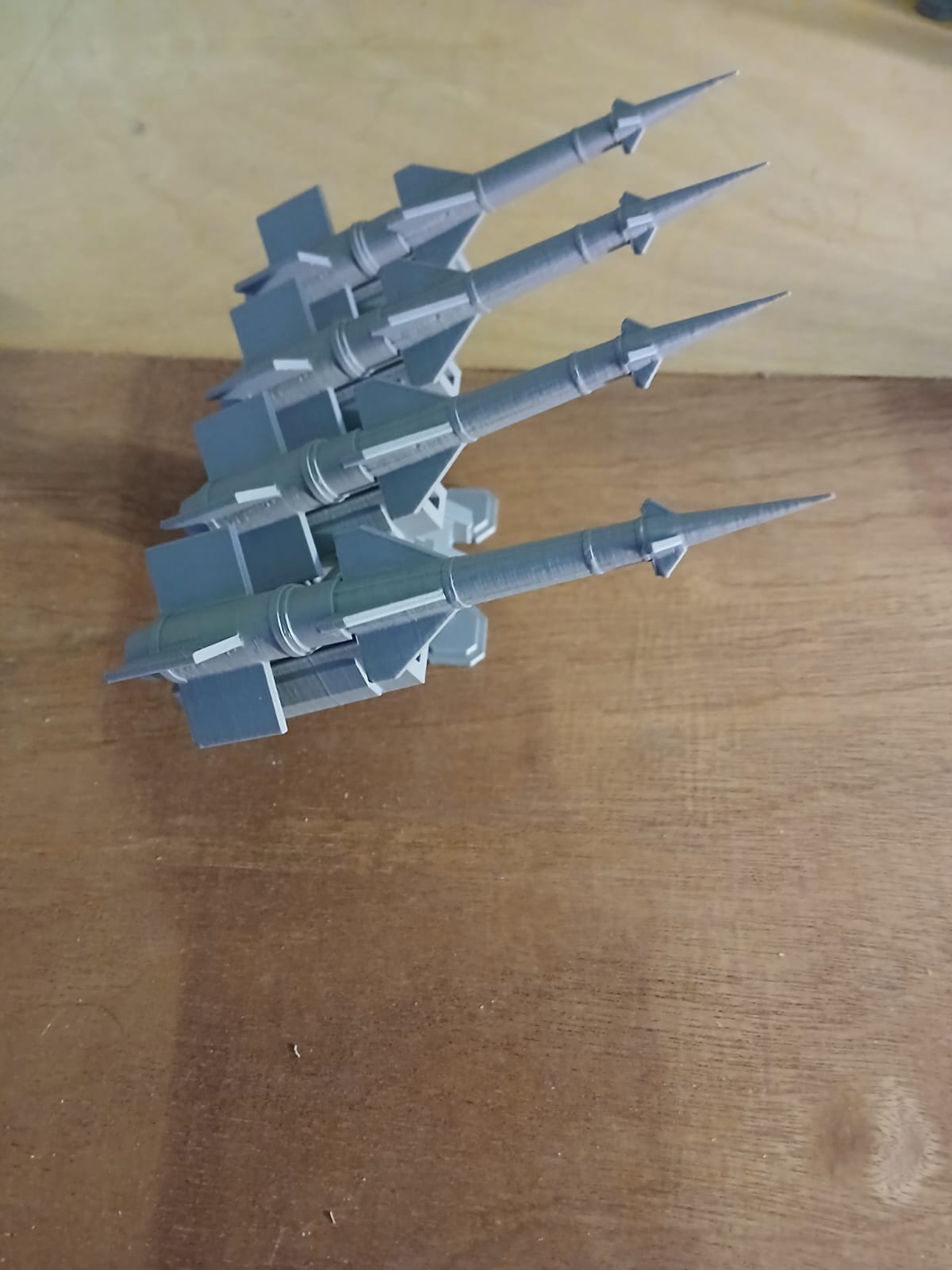 3d printed 28mm Neva 125 SC SAM rocket missile four with quad launcher - Image 13