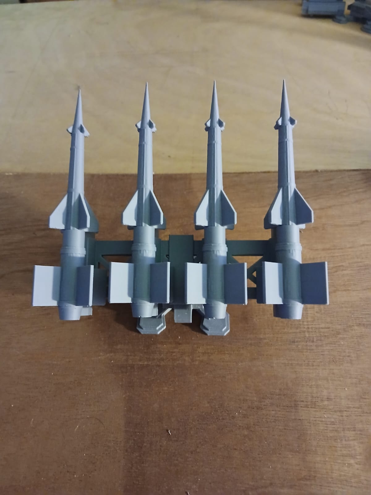 3d printed 28mm Neva 125 SC SAM rocket missile four with quad launcher - Image 14
