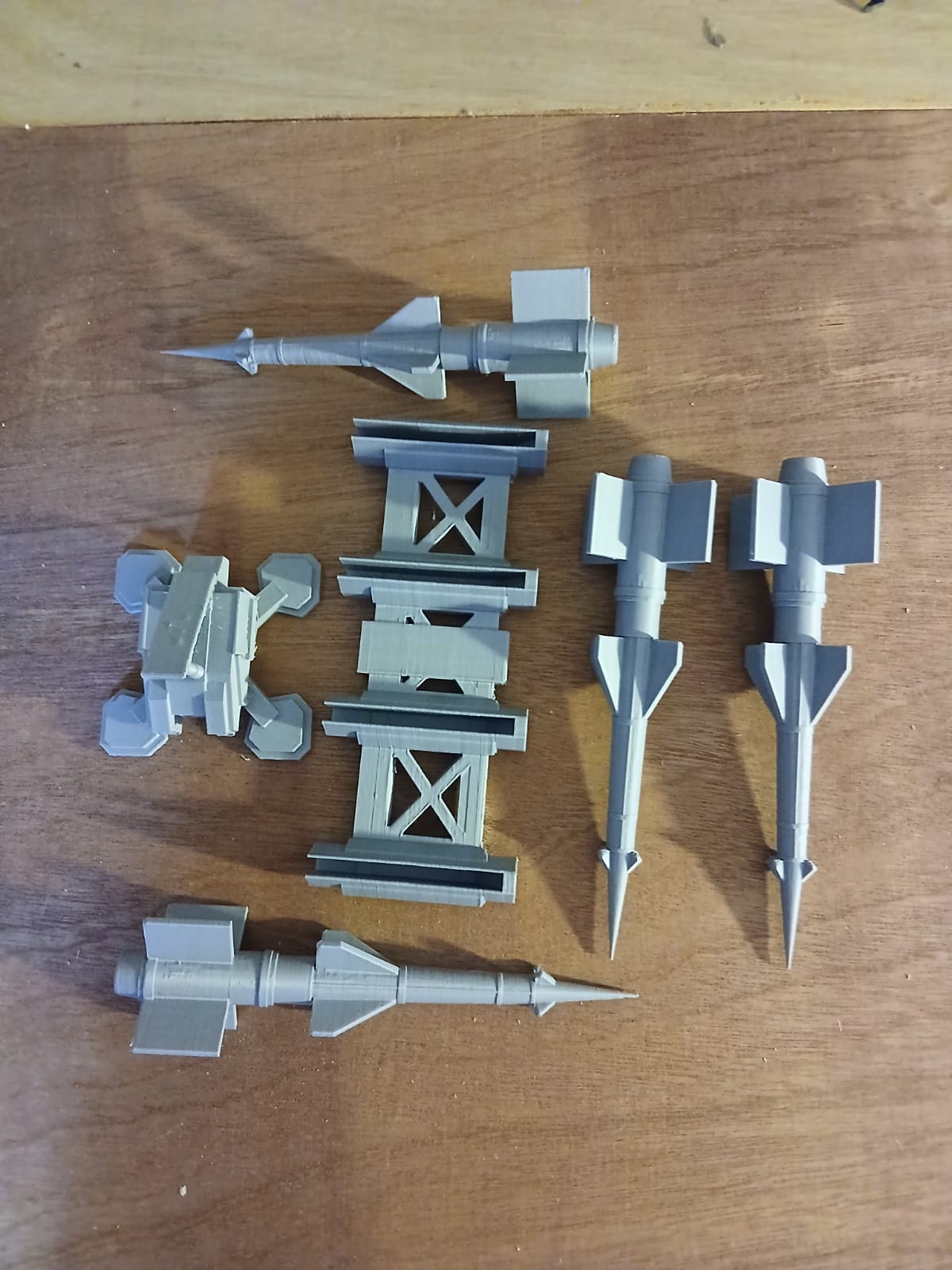 3d printed 28mm Neva 125 SC SAM rocket missile four with quad launcher - Image 15