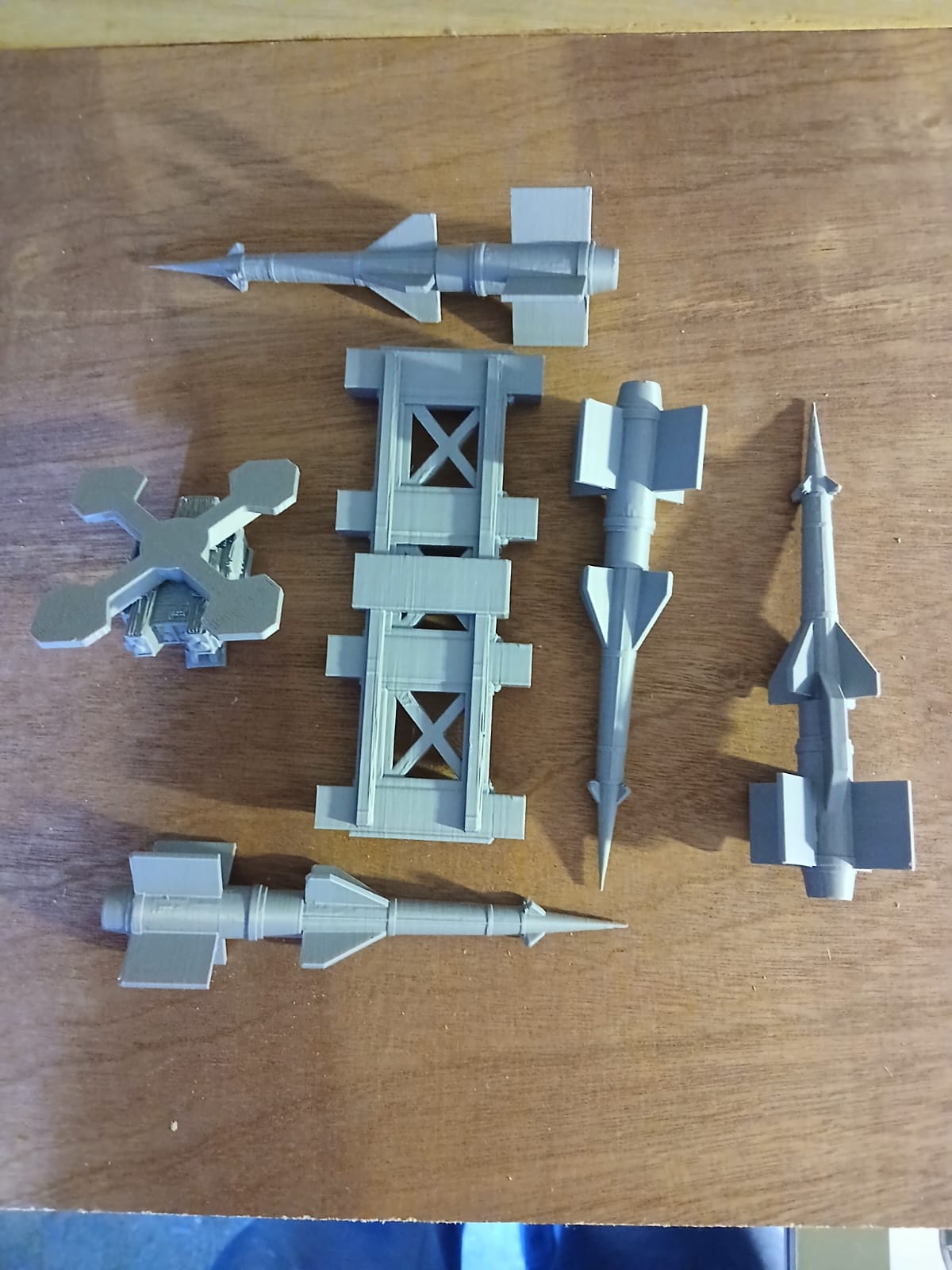 3d printed 28mm Neva 125 SC SAM rocket missile four with quad launcher - Image 16