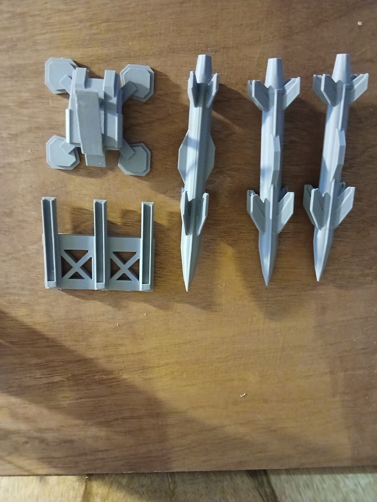 3d printed 28mm 3 SAM rocket missile fat with triple launcher - Image 7