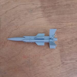 3d printed 28mm Bristol Thunderbird 1 SAM rocket missile only