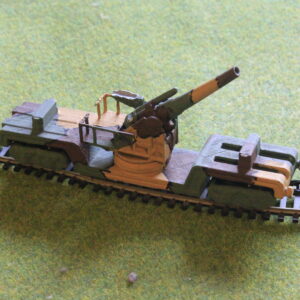 3d printed BL 12 inch howitzer Mk 3  1/76 model kit rail gun railway artillery ww1 oo/ho