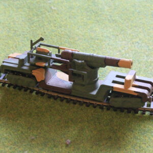 3d printed BL 12 inch howitzer Mk V 1/76 model kit rail gun railway artillery ww1 oo/ho