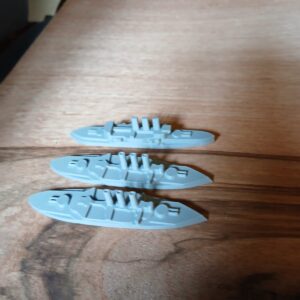 3d printed  Jutland 1/1250 German  3rd Division waterline