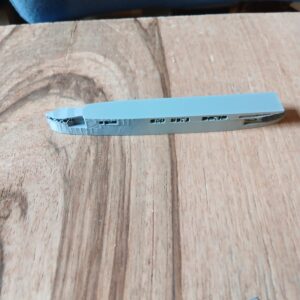 3d printed 1/1250 British HMS Argus aircraft carrier waterline