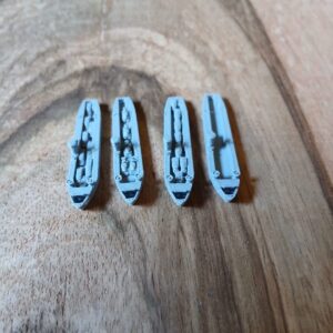 3d printed landing craft main x4 1/1250 waterline