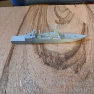 3d printed Royal Navy Type 45 destroyer 1/700 waterline