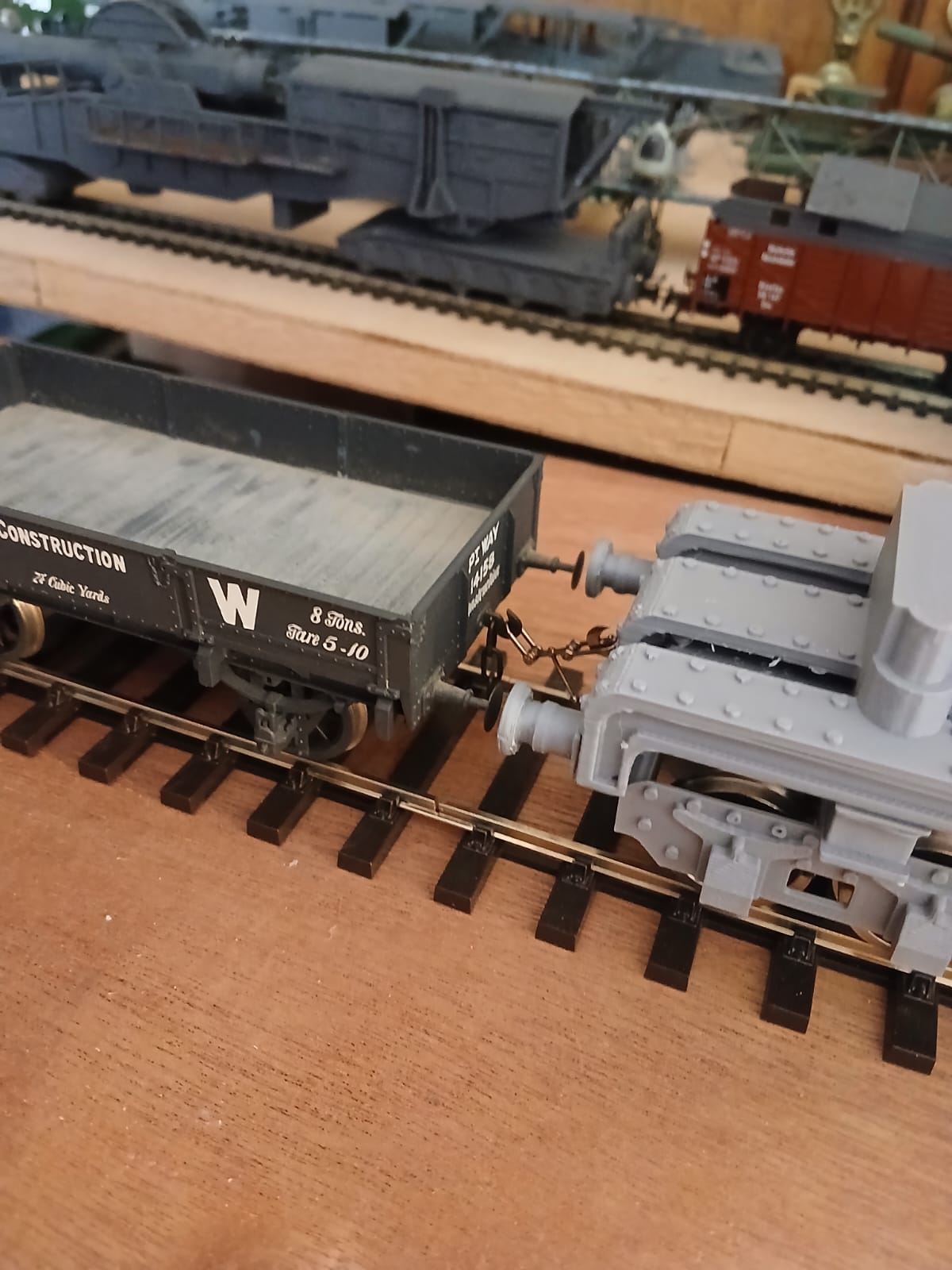 3d printed BL 12 inch howitzer Mk v 1/43 model kit rail gun railway artillery ww1 o Gauge - Image 4