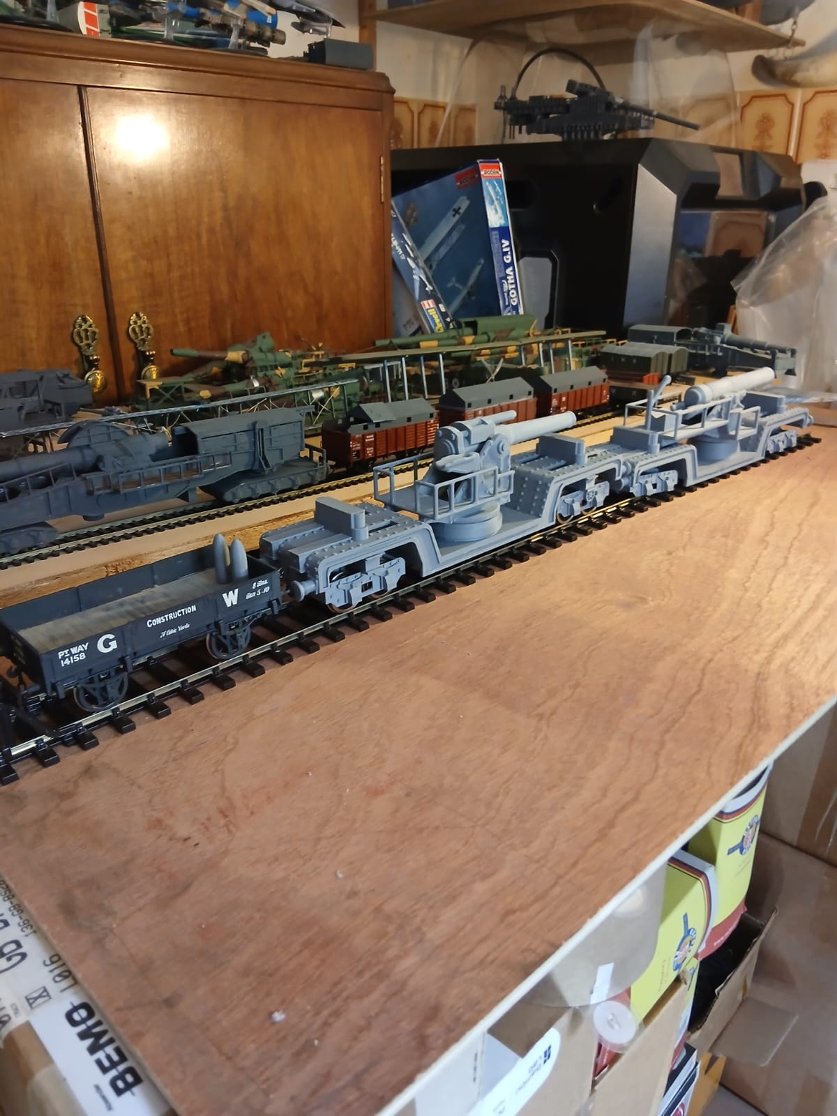 3d printed BL 12 inch howitzer Mk 3 1/43 model kit rail gun railway artillery ww1 o Gauge - Image 2