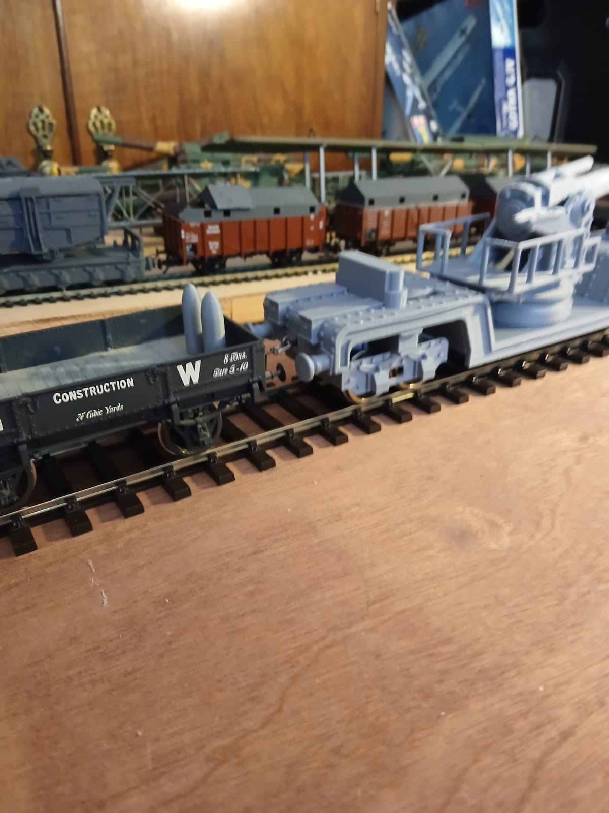 3d printed BL 12 inch howitzer Mk 3 1/43 model kit rail gun railway artillery ww1 o Gauge - Image 3