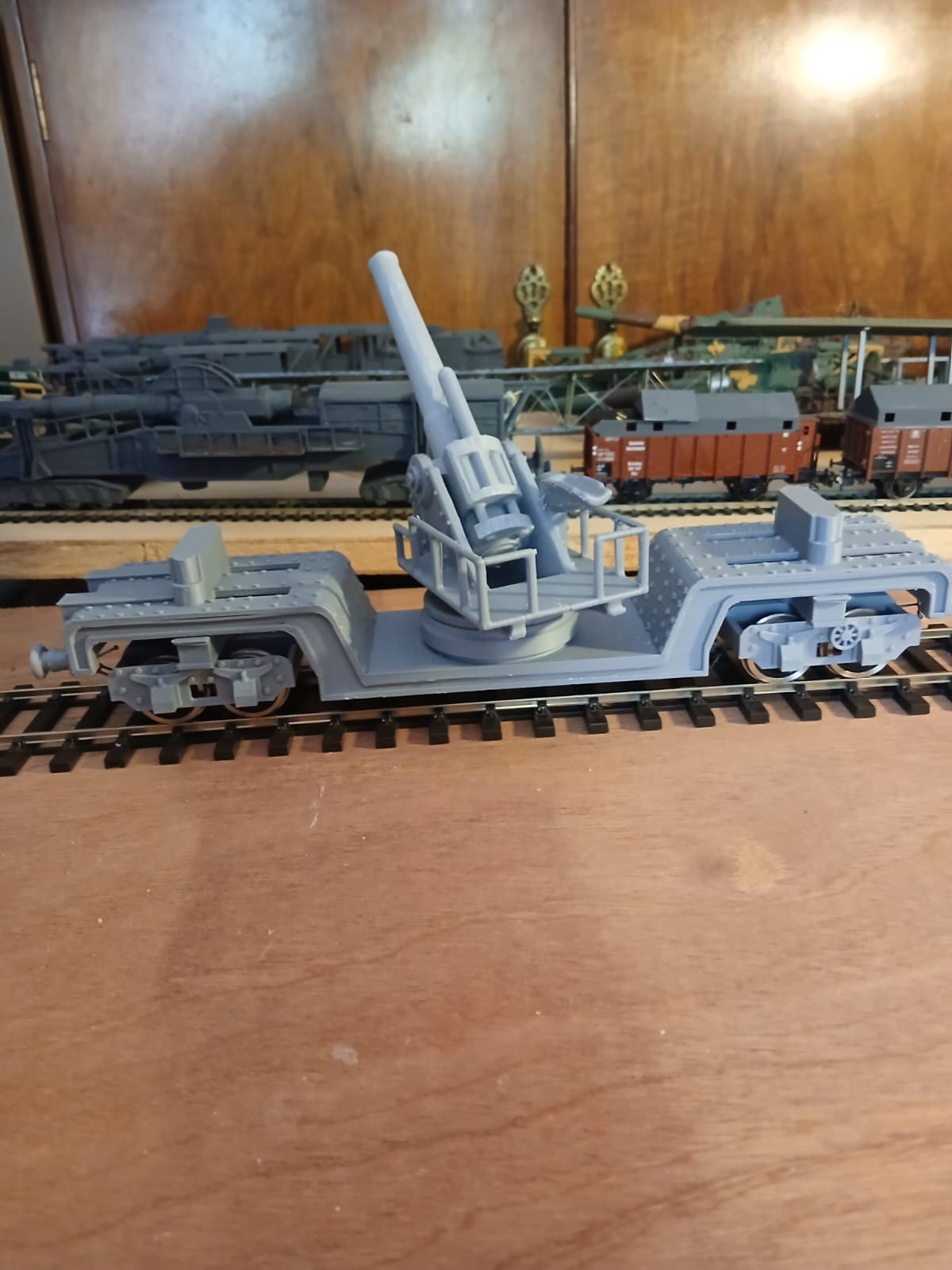 3d printed BL 12 inch howitzer Mk 3 1/43 model kit rail gun railway artillery ww1 o Gauge - Image 5