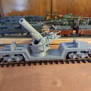 3d printed BL 12 inch howitzer Mk v 1/43 model kit rail gun railway artillery ww1 o Gauge