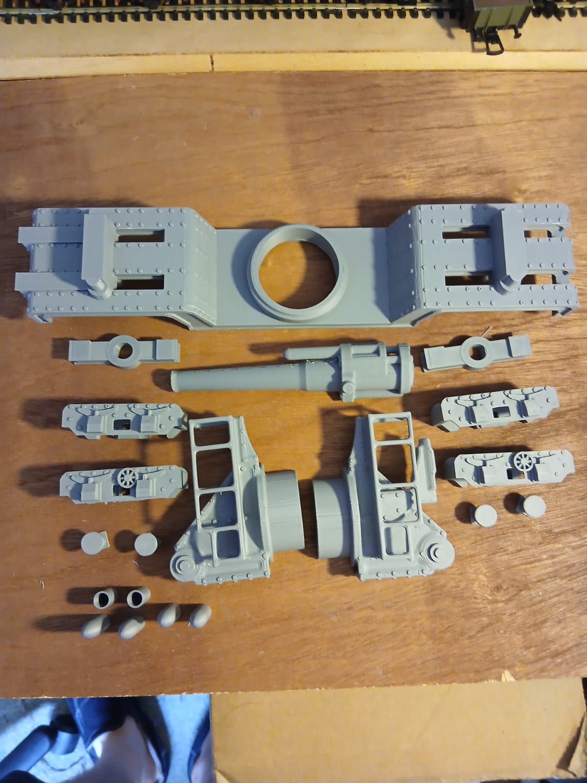 3d printed BL 12 inch howitzer Mk 3 1/43 model kit rail gun railway artillery ww1 o Gauge - Image 16