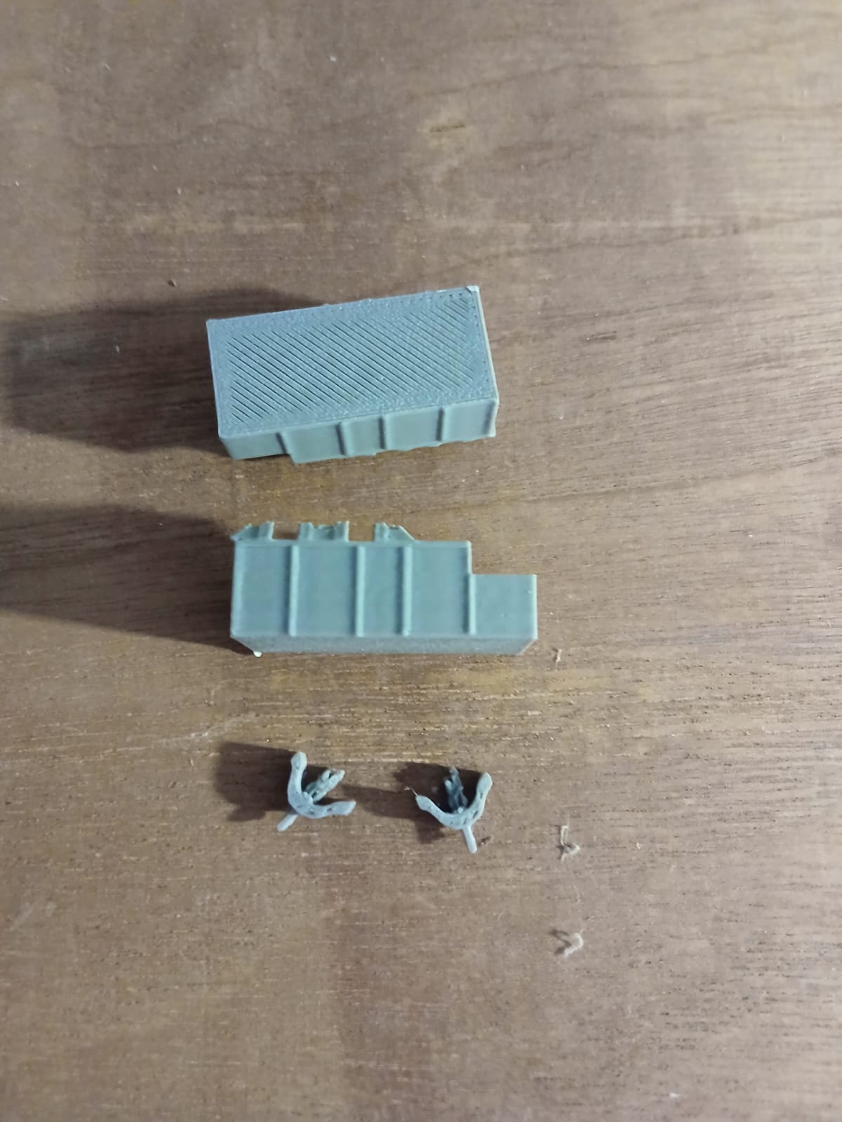 3d printed UK armoured two set Wagon n gauge 1/144 - Image 3