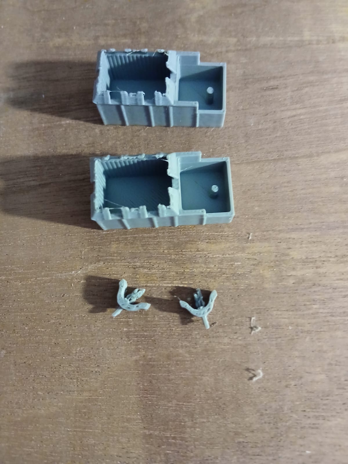 3d printed UK armoured two set Wagon n gauge 1/144