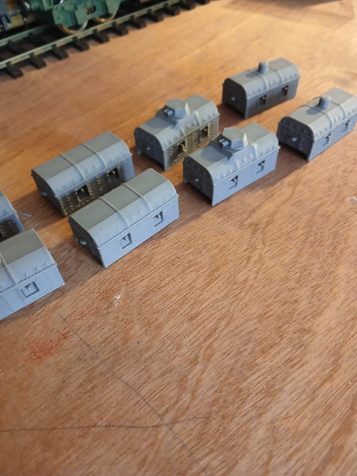 3d printed German armoured Train ten set Wagon n gauge 1/144 - Image 4