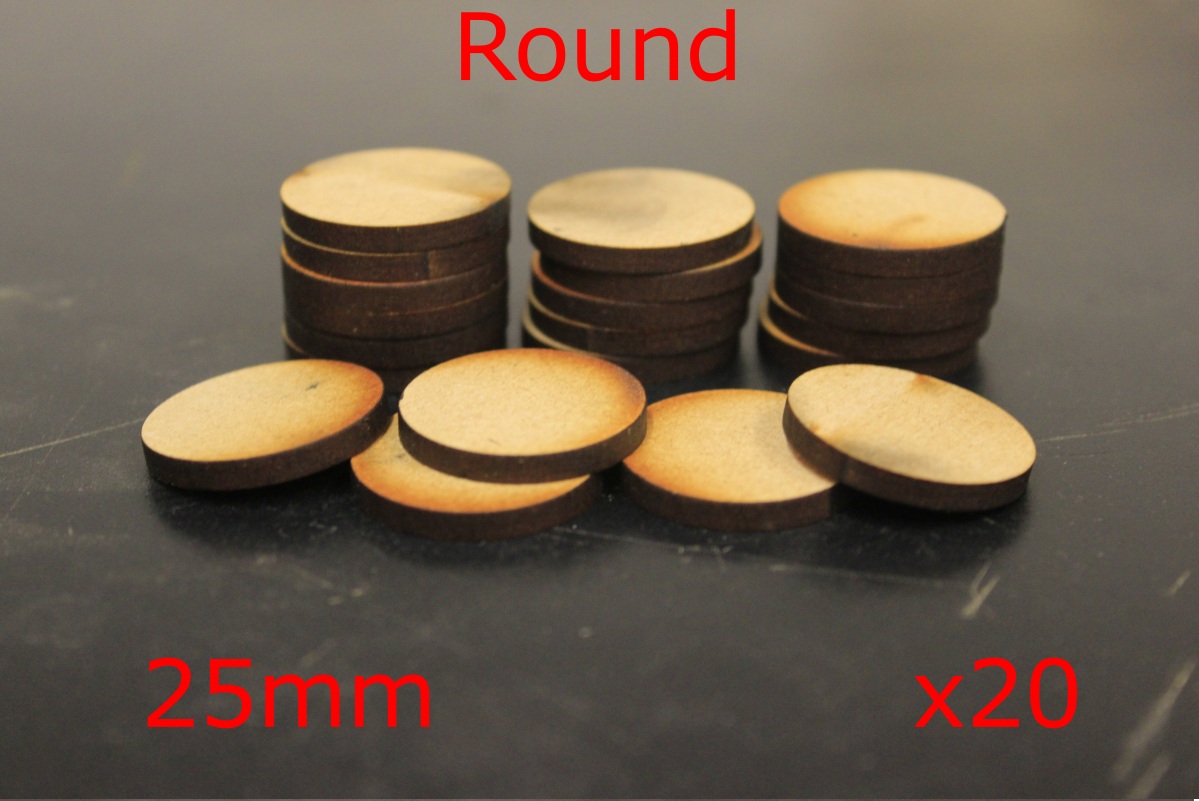 Round Bases laser cut model kit wargaming - Image 4