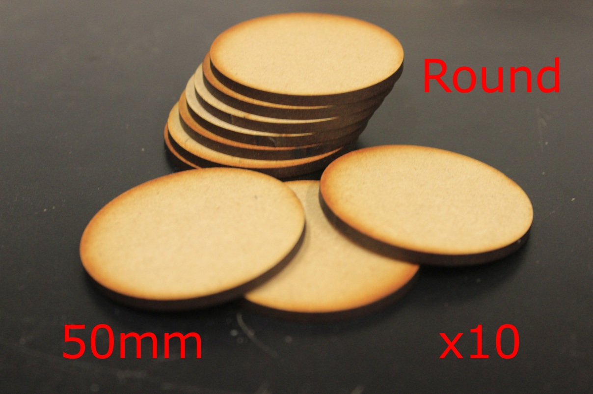 Round Bases laser cut model kit wargaming - Image 7