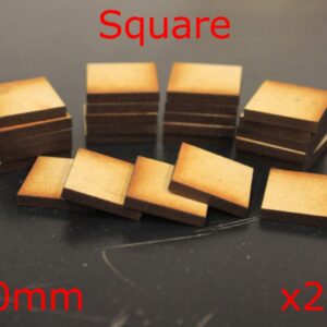 Sqaure Bases laser cut model kit wargaming