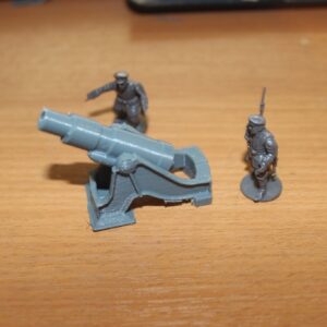 3d printed ww1 German artillery mortar 24 cm Mörser M.98 28mm 1/56