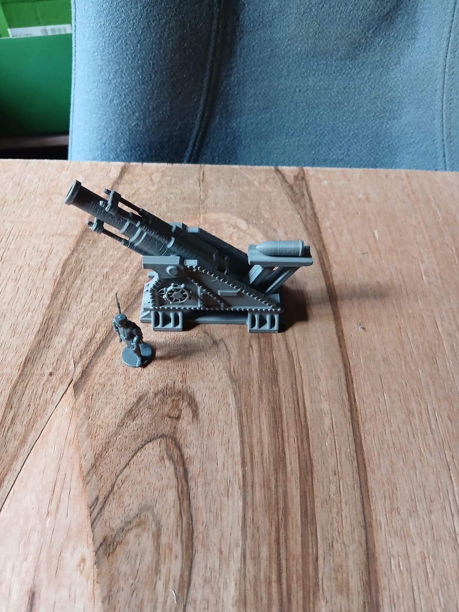 3d printed ww1 British BL 15-inch howitzer 1/56 28mm - Image 7