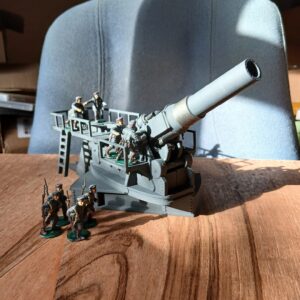 3d printed ww1 German 42 cm Gamma Mörser 1/56 28mm